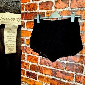 Blk ,lace shorts
